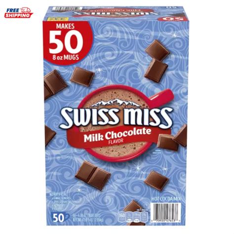 Swiss Miss Milk Chocolate Hot Cocoa Mix Packets Ct Free Shipping Picclick Uk