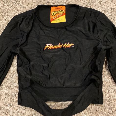 Forever 21 Tops Flamin Hot Cheetos Crop Top Poshmark