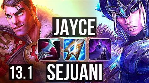 Jayce Vs Sejuani Top Rank Jayce Rank Kr Grandmaster