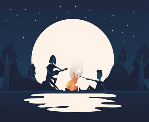 Campfire Vector Art at Vectorified.com | Collection of Campfire Vector ...