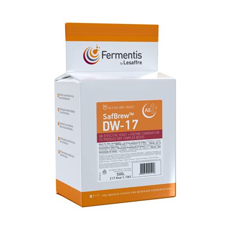 Fermentis SafBrew DW 17 500g Welcome BSG HandCraft Wholesale