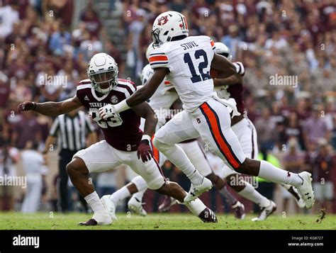 November 4 2017 Auburn Tigers Wide Receiver Eli Stove 12 Rushes