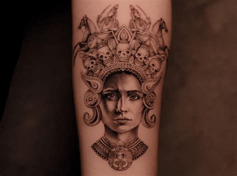 Canserbero Aztec Tattoo Designs Aztec Tattoo Tattoo D