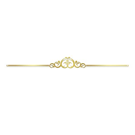 Golden Wedding Divider Ornament Divider Gold Divider Dividing Line