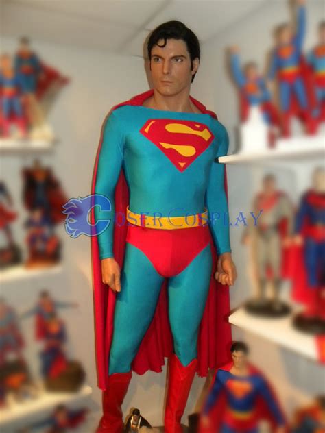 Superman Cosplay Costume Cape Catsuit | cosercosplay.com