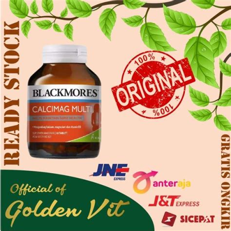 Jual Blackmores Calcimag Multi Calcium Magnesium And Vitamin D3 60 Tablet