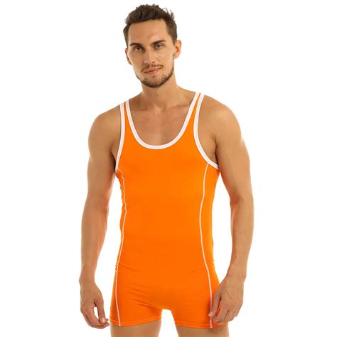 Tight Gay Leotard Singlet With Butt Opening Colors Queerks