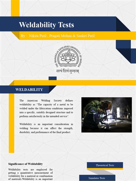 Weldability Test | PDF | Construction | Welding