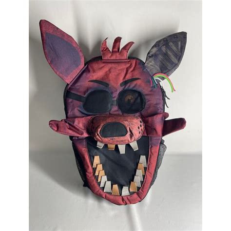 Hot Topic Accessories Five Nights At Freddys Foxy Face Backpack D Fnaf Great Condition