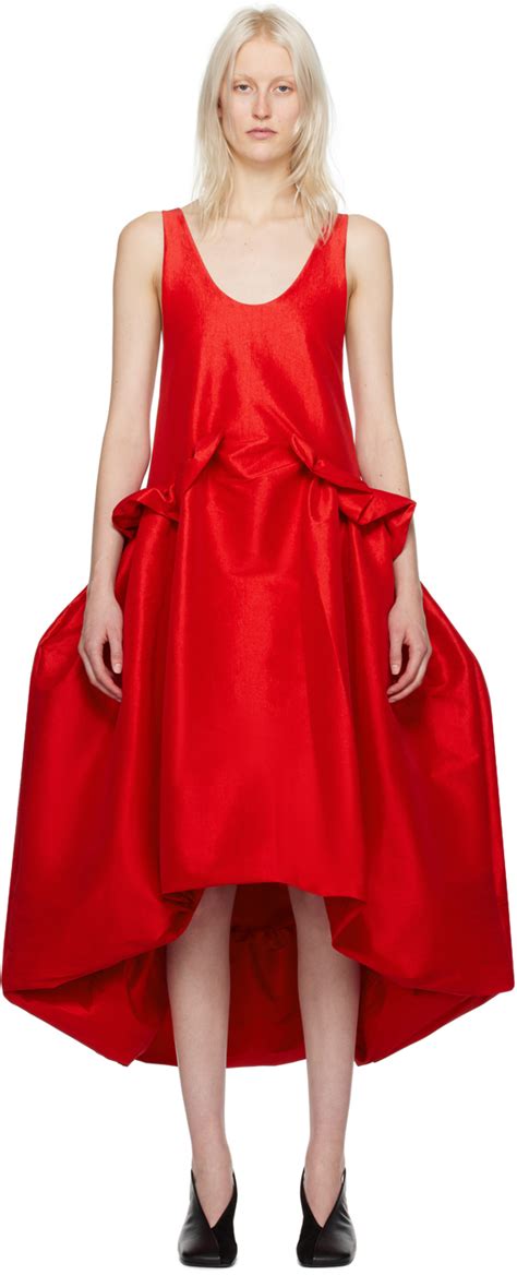 Ssense Canada Exclusive Red Ramya Maxi Dress By Kika Vargas On Sale