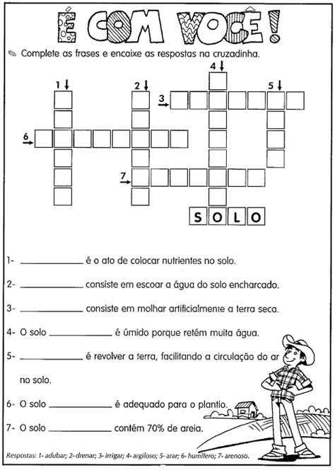 Professora Indira: ATIVIDADES SOBRE SOLO