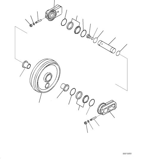 FRONT IDLER ASS Y KOMATSU Part Catalog