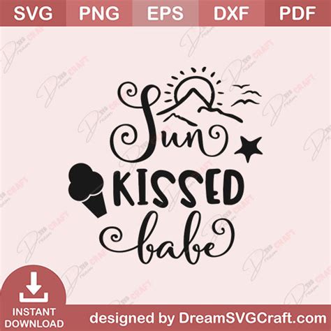 Sun Kissed Babe Svg
