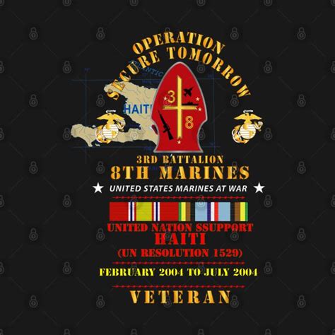 Operation Secure Tomorrow 3rd Bn 8th Marines W Haiti 2004 W Map