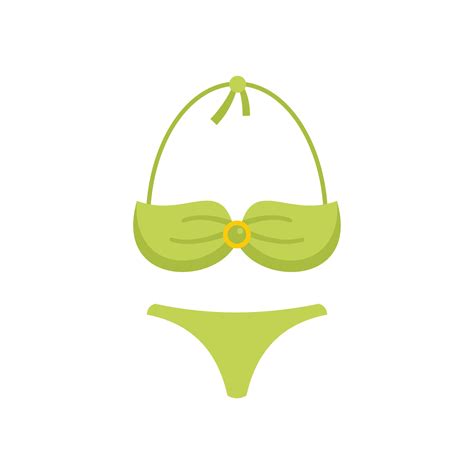 Bikini Traje De Ba O Icono Plano Aislado Vector Vector En Vecteezy