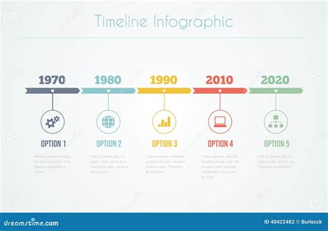 Timeline Infographic Stock Vector Illustration Of Business 40422482