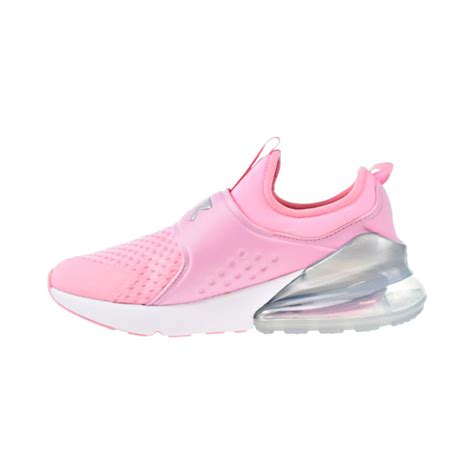 Nike Air Max 270 Extreme Gs Big Kids Shoes Pink Metalic Silver White