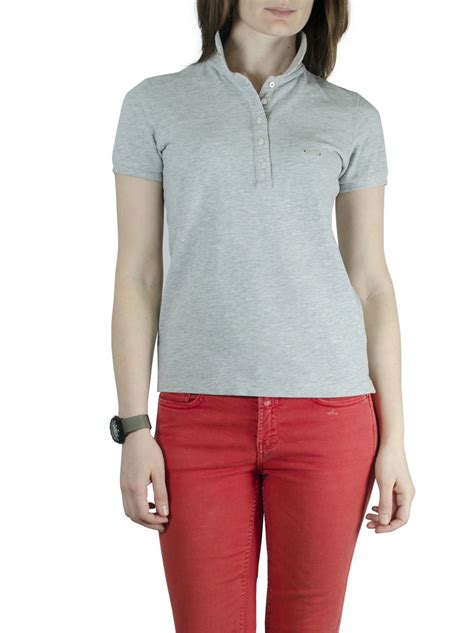 Женская футболка-поло PARAJUMPERS YAKIMA steel melange, купить в ...