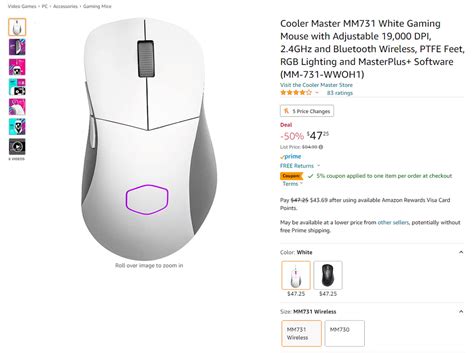 Cooler Master MM731 is $48 right now on Amazon US. Worth it in 2022 ...