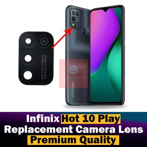 Infinix Hot Play Replacement Back Camera Lens Glass For Infinix Hot Play Daraz Pk
