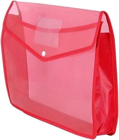 GreatDio Envelope Folder Transparent Poly Plastic A4 Documents File