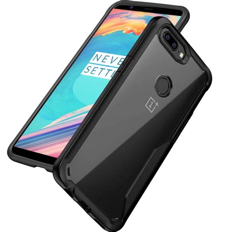 Luxury Oneplus 5T Case for One Plus 5T Cover Silicone TPU + PC Texture ...