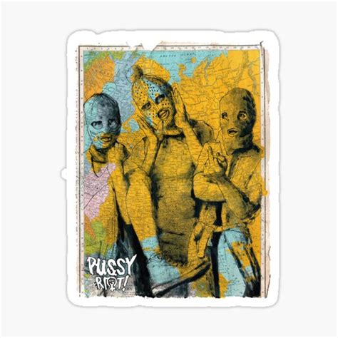 Retro Vintage Performing Pussy Arts Riot Group Gifts Everyone Sticker For Sale By Jichioluu