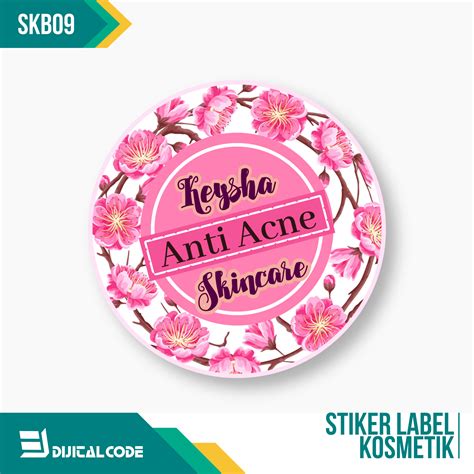 Skb09 Stiker Label Bulat Untuk Kemasan Kue Toples Bungkus Plastik