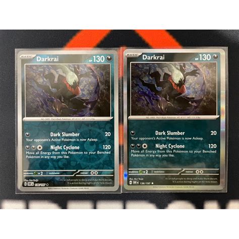 Pokemon TCG Obsidian Flames Darkrai RH Holo 2 In 1 Set Shopee