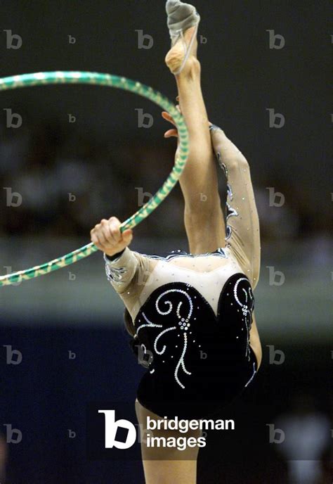 Image Of World Champion Alina Kabaeva Of Russia Performs The Hoop Event