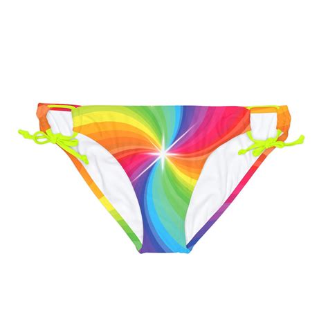 Personalized Loop Tie Side Bikini Bottom AOP Etsy