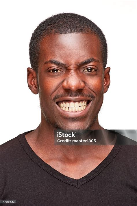 Portrait Of Handsome Young Black African Man Stock Photo Download