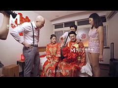 Modelmedia Asia Lewd Wedding Scene Liang Yun Fei Md Best Original Asia Porn Video Xxx