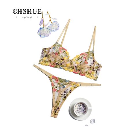 Sexy Sensual Lingerie For Women Fancy Lace Set Woman Pieces Transparent Underwear Embroidery