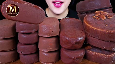 Asmr Chocolate Ice Cream Party Magnum Googoo Tico Ice Cream Mukbang