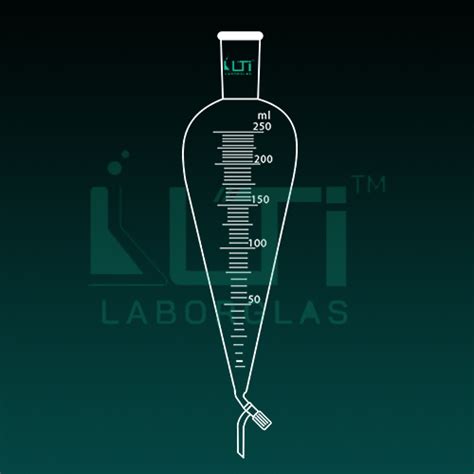 Separating Funnel Squibb Shape With Graduation With Needle