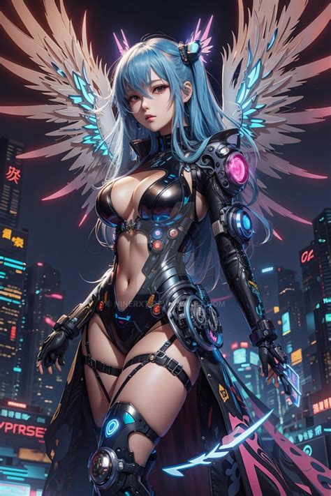 Cyberpunk Angel By Ninerxt On Deviantart