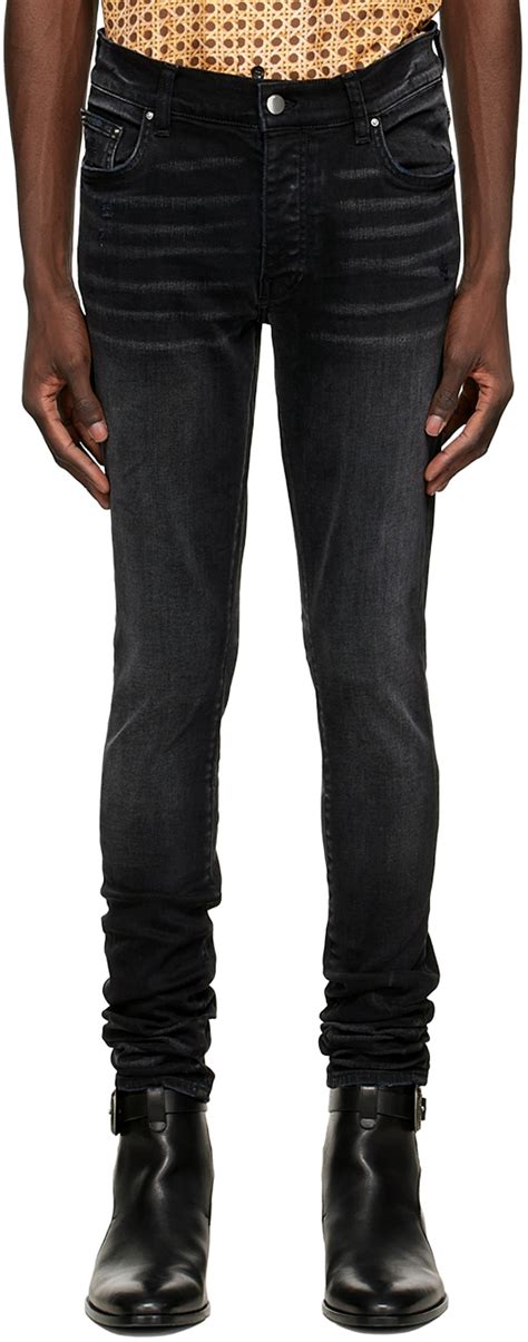 Amiri Black Stack Jeans Amiri