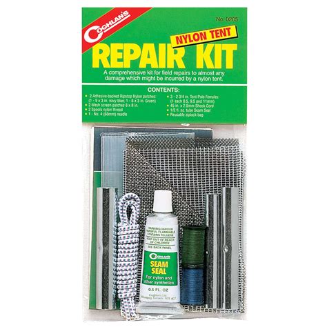 Nylon Tent Repair Kit Repairs Almost Any Tent Damage Wover 10