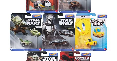 T Hunted Mais novos Character Cars da Hot Wheels nas lojas lá de fora