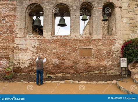 Bell Ringer In San Juan Capistrano Mission Editorial Photo Image Of
