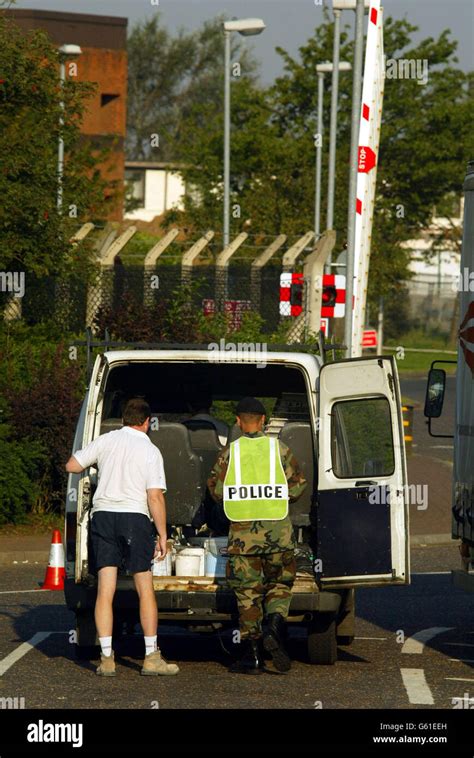 Security Checks RAF Lakenheath Stock Photo - Alamy