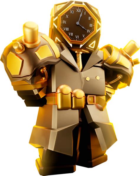 Golden Future Large Clockman