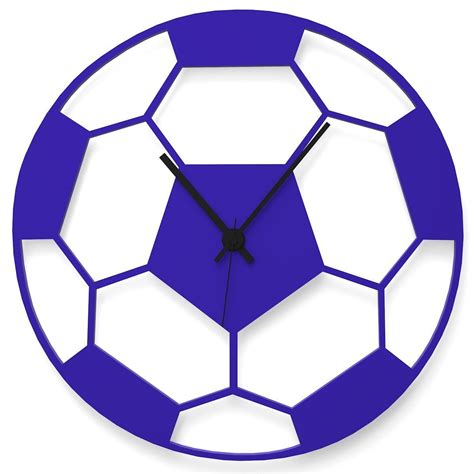 Wall Clock FOOTBALL by Wandkings | Uhrideen, Wanduhr, Designer uhren
