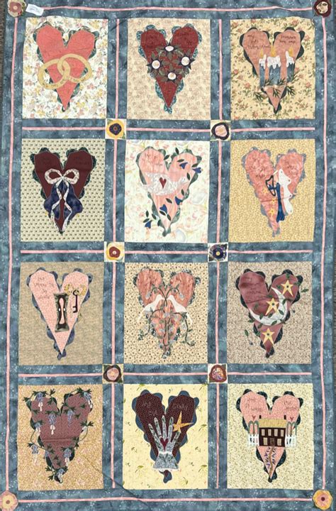 Heart Sampler Quilt Lauras Destash