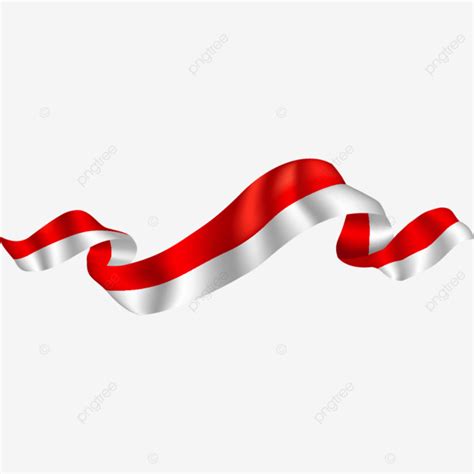 Bendera Indonesia Merah Putih Realistic Flag Free Vector Bendera