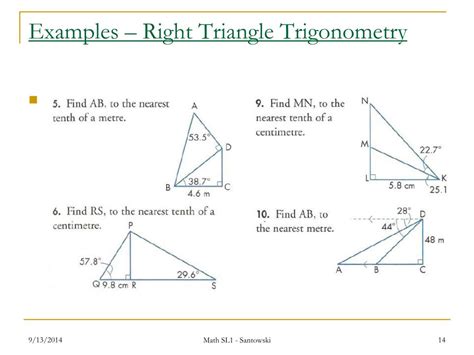 PPT - Lesson 26 - Applications of Right Triangle Trigonometry ...