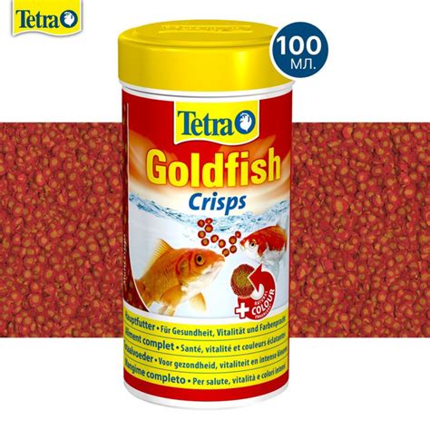 Чипсы для золотых рыбок Tetra Goldfish Crisps (Goldfish Pro) 100мл ...