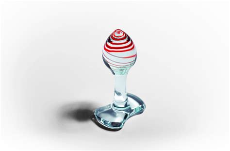 Swirled Glass Anal Plug Euphoric Desires
