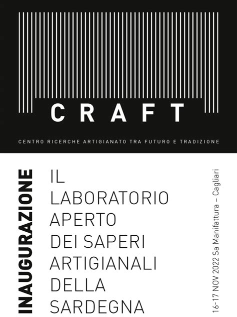Craft Laboratorio Aperto Dei Saperi Artigiana De Tullio And Partners